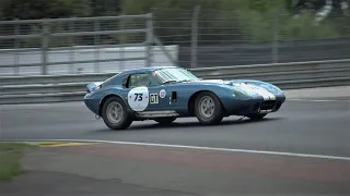 Shelby Cobra Daytona Coupe on Le Mans Classic : Loud V8 Sound ! [HD]