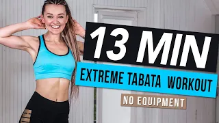 13 MIN EXTREME TABATA WORKOUT | Monika Kolakowska