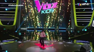 Audiciones a ciegas de la voz kids México 2022 - DIEGO SALAZAR