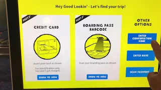Using Spirit Airline Kiosk Machine - 2019 update machine. Checking In. Getting your boarding pass.