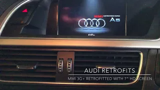 2013 Audi A5 MMI 3G Low To 3G+ Retrofit