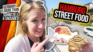 Americans Try North Germany's BEST Street Food! Hamburg Food Tour 🇩🇪