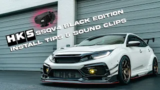 HKS SSQV BOV on the Honda Civic Type-R FK8 Sounds SOOOOO GOOD *STu-tu-tu-tu-tu*