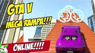 GTA 5 Online - Maze Bank Mega Ramp w/ Freinds