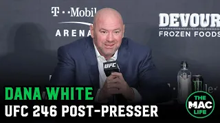 Dana White on Conor McGregor's TKO victory: "I was blown away"