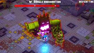 Minecraft Dungeons Jungle Abomination Boss Fight