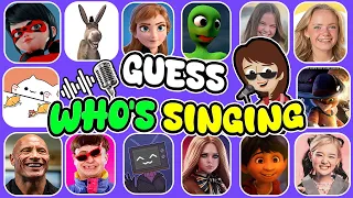 🔥GUESS MEME & WHO'S SINGING🎵🎤Salish Matter, Tenge Tenge, Snow White, The Rock, IShowSpeed, Ladybug