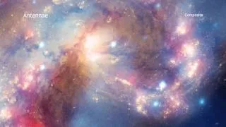 A Tour Of The Antennae Galaxies [720p]