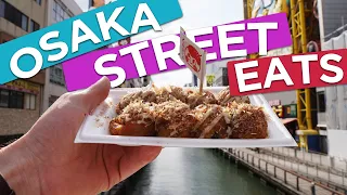 Osaka City Food Tour | Dotonbori Canal District　|Super Street Food Japan