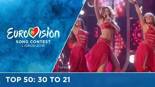 TOP 50: Most watched in 2017: 30 TO 21 - Eurovision Song Contest