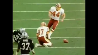 In Super Bowl XVIII, played 38 years ago today, the #Raiders defense completely shut down Washington