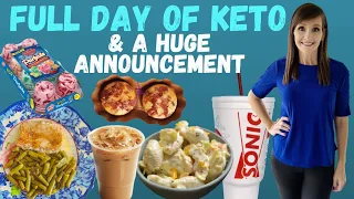 What I Eat In A Day On Dirty Keto/Starbucks & Sonic?!
