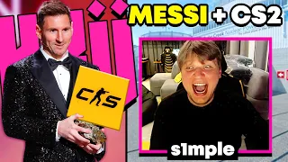 MESSI ENTERS CS2!! S1MPLE'S DEAGLE IS EVEN MORE DANGEROUS IN CS2!! CS2 BEST MOMENTS