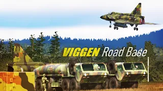 AJS 37 Viggen ROAD BASE | Low Level Route