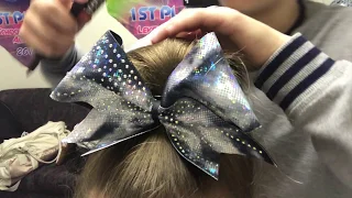 Teased Cheer Hair Tutorial