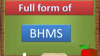 Full form of BHMS