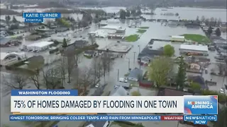 75% of homes damaged by flood in Washington town | Morning in America