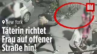 Schockierendes Fahndungsvideo: Kopfschuss-Mord mitten in New York