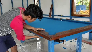 Cara membuat meja Billiard, dengan hasil yang sempurna.