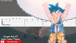 Dragon Ball GT - Genki Dama Theme Guitar Tutorial