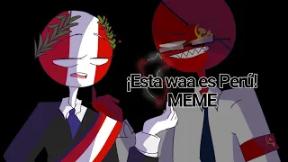 🖋 ♡꒦꒷ ¡Esta waa' es Perú! || 𝐌𝐄𝐌𝐄 (countryhumans) ⊹ ˚  . 