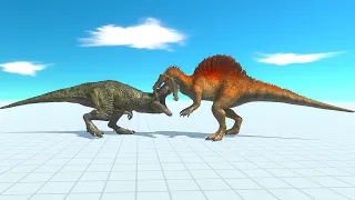 T-REX vs SPINOSAURUS - Animal Revolt Battle Simulator ARBS #36