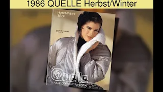 Stilvolle Eleganz: Der QUELLE Katalog von 1986 für Herbst und Winter [german]