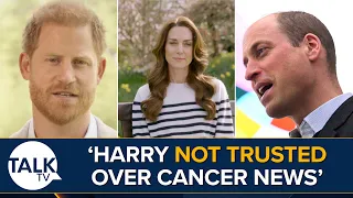 'Prince Harry And Meghan Not Trusted By Prince William Over Kate Middleton Cancer