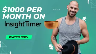 How to earn money on Insight Timer: Live Materclass