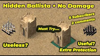 Hidden Ballistas Stronghold Crusader | Ballistas Can Also Be Hide Stronghold Crusader Tricks