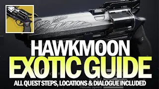 How To Get Hawkmoon - Full Quest Guide, All Dialogue & Locations Included [Destiny 2]