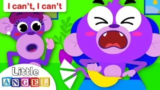 No No Mommy, I Can't! | Baby Monkey | Kids Songs by Little Angel