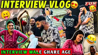 Interview Vlog😂 Interview ਵਾਲੇ ਘਰੇ ਆਗੇ😳 #manishoker #gopishoker #video