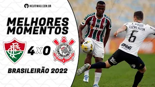 Melhores momentos | Fluminense 4x0 Corinthians | Campeonato Brasileiro 2022