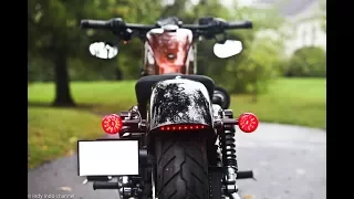 Harley Davidson Sportster 48 Vance & Hines exhaust sound and Screaming Eagle