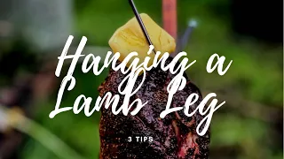 Hanging a Lamb Leg up with a Petromax Tripod - 3 tips HGC