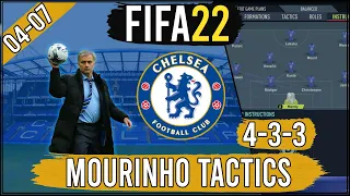 Recreate Jose Mourinho's 4-3-3 Chelsea Tactics (04-07) in FIFA 22 | Custom Tactics Explained