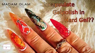 Encapsulate MG Gelpolishes in Hard Gel?? |  Full sculpting Tutorial |