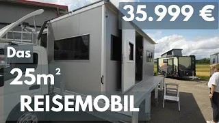 🔴 SWEBISH ENTERPRISE (53) INVENT XXL 25m² SLIDE-OUT motorhome construction for € 35,999