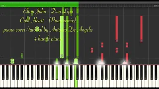 Elton John - Dua Lipa - Cold Heart (Pnau-remix) piano cover by Antonio De Angelis