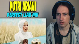 BEAUTIFUL❤️ First Time Reacting to Putri Ariani "Perfect Liar" (Official Music Video) REACTION!!!