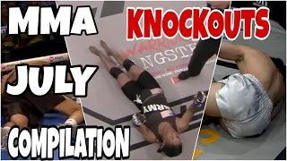 COMPILATION OF BRUTAL KNOCKOUTS IN JULY 2023