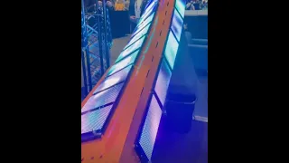 Light up coaster track