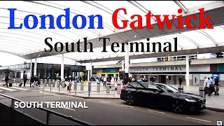 【Airport Tour】2023 London Gatwick Airport South Terminal Check-in and Arrival Area