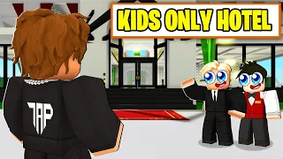 I Found a KIDS ONLY HOTEL.. So I Went UNDERCOVER! (Brookhaven RP)