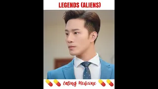 Normal People Vs legends Medicine Eating Style || My Girlfriend is an alien || Love o2o ||