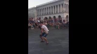 Уличное шоу на Крещатике Киев танцы