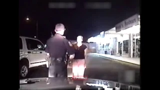 Drunk woman fails DUI test