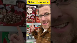 WALMART IS SELLING CHRISTMAS CEREAL! RUDOLPH AND ELF ON THE SHELF