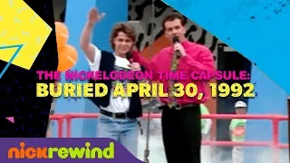 Footage of 1992 Nickelodeon Time Capsule ft. Joey Lawrence & Mike O'Malley  | NickRewind